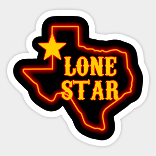 Lone Star Texas Pride Sticker